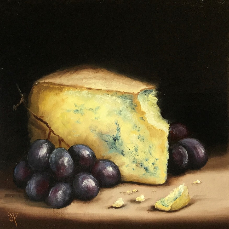 'Stilton and Grapes' by artist Jane Palmer